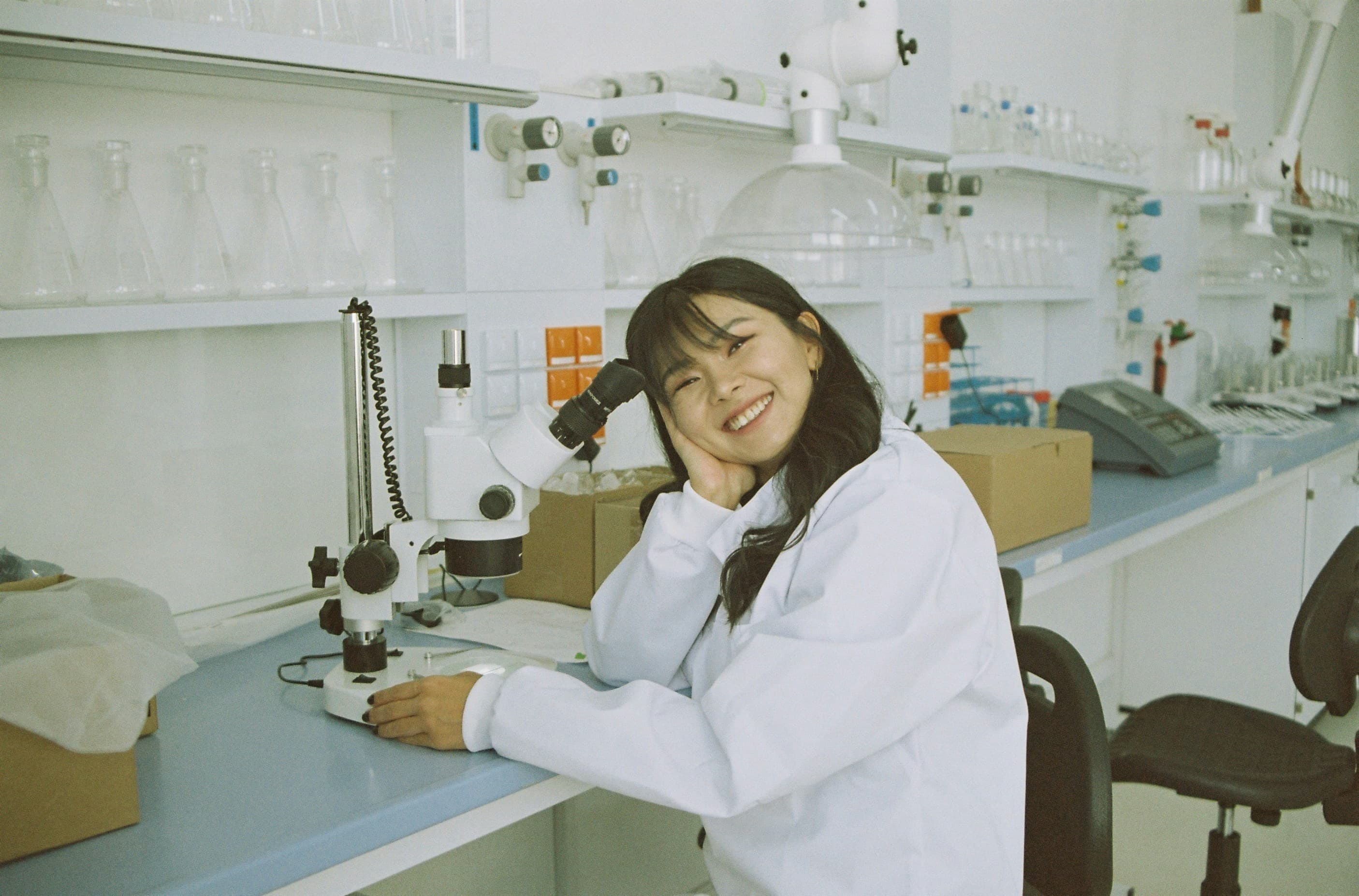 Scientist in laboratory